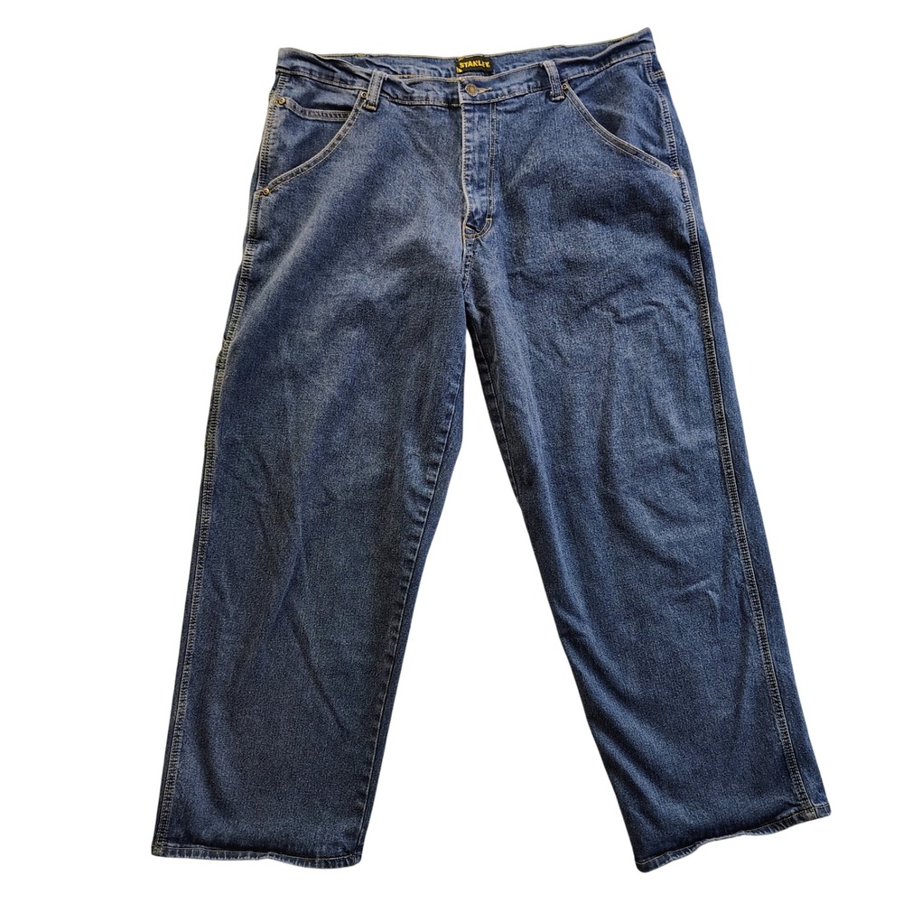 STANLEY‎ Mens Jeans 38x30 Blue Carpenter Denim Work Pants